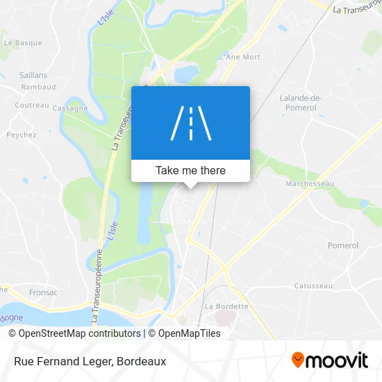 Rue Fernand Leger map