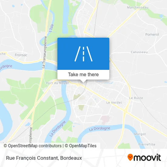 Rue François Constant map