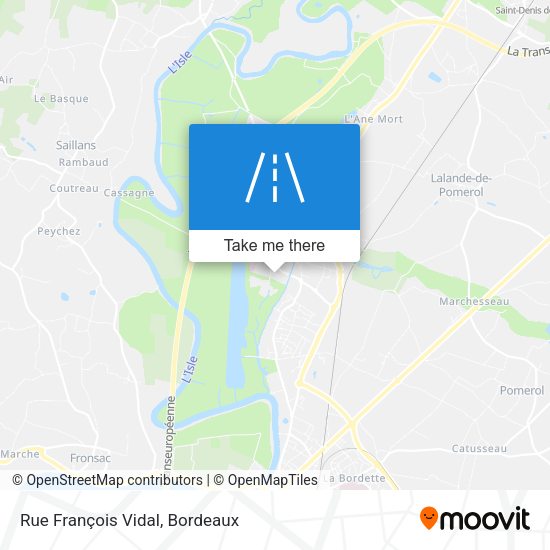 Rue François Vidal map