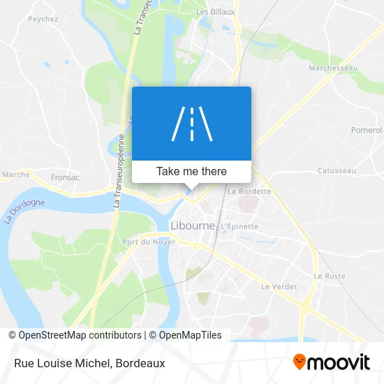 Rue Louise Michel map