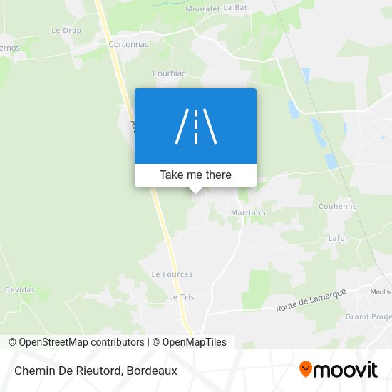 Chemin De Rieutord map
