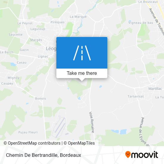 Chemin De Bertrandille map