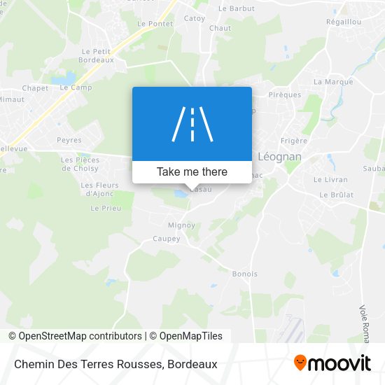 Chemin Des Terres Rousses map
