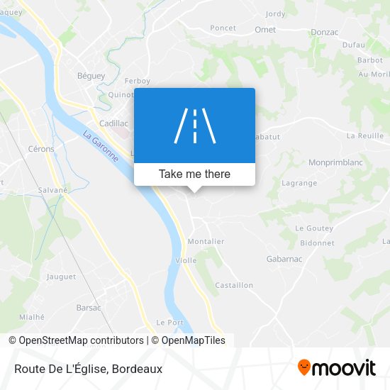 Route De L'Église map