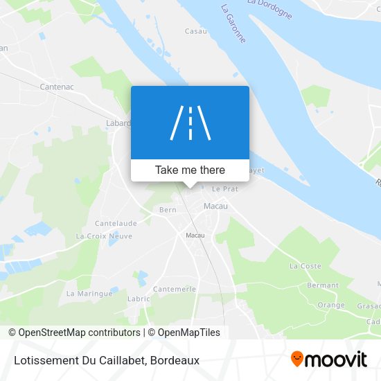 Lotissement Du Caillabet map