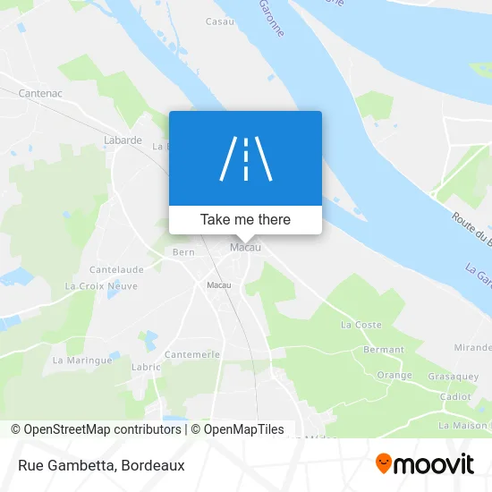 Rue Gambetta map