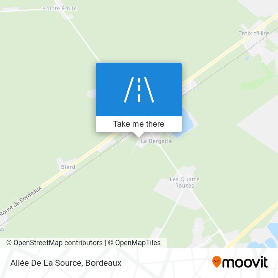 Allée De La Source map