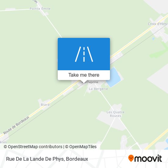 Rue De La Lande De Phys map