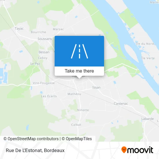 Rue De L'Estonat map