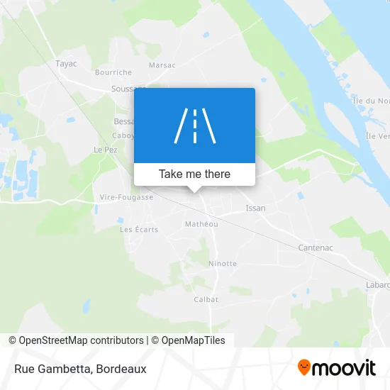 Rue Gambetta map
