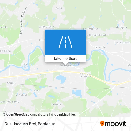 Rue Jacques Brel map