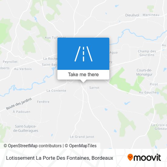Lotissement La Porte Des Fontaines map