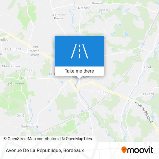 Avenue De La République map