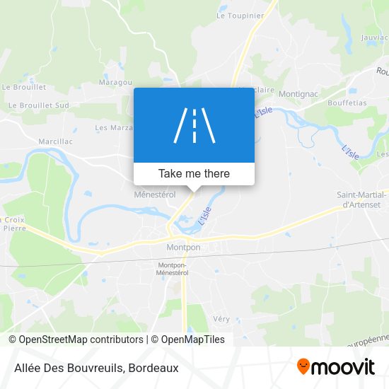 Allée Des Bouvreuils map
