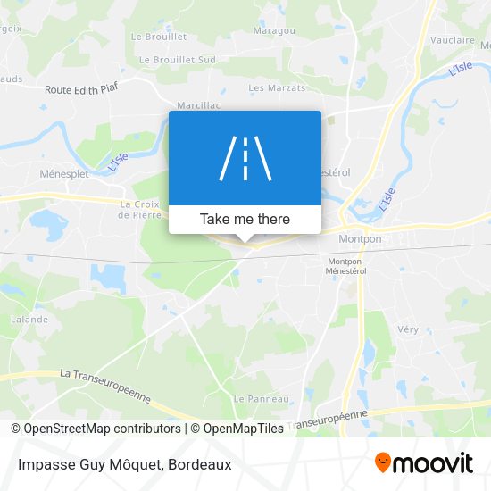 Impasse Guy Môquet map