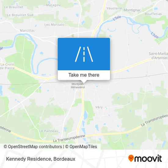 Résidence Kennedy map