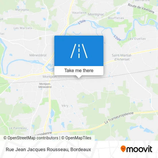 Rue Jean Jacques Rousseau map
