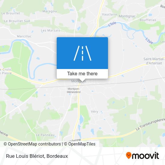Rue Louis Blériot map