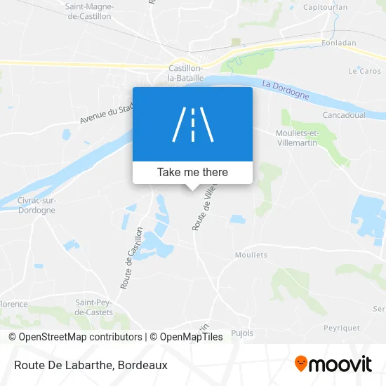 Route De Labarthe map