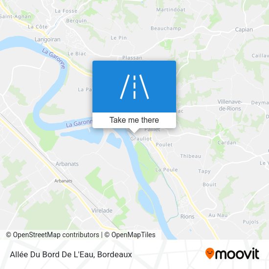 Allée Du Bord De L'Eau map