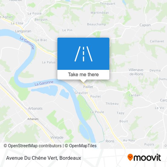 Avenue Du Chêne Vert map