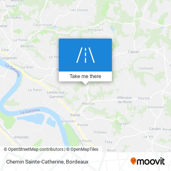 Chemin Sainte-Catherine map