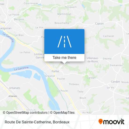 Route De Sainte-Catherine map
