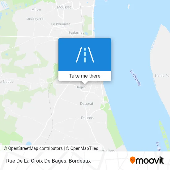 Rue De La Croix De Bages map
