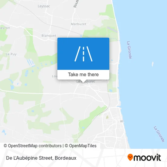 Rue De L'Aubépine map