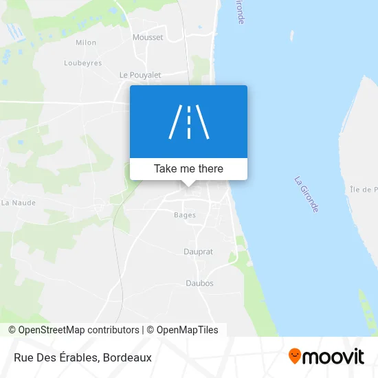 Rue Des Érables map