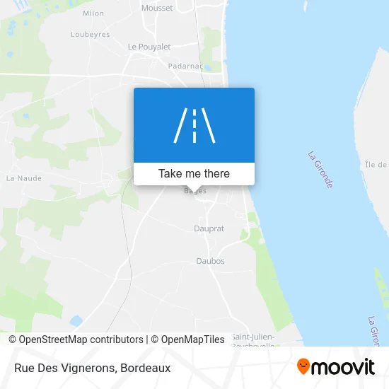 Rue Des Vignerons map