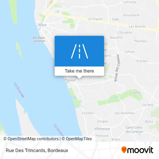 Rue Des Trincards map