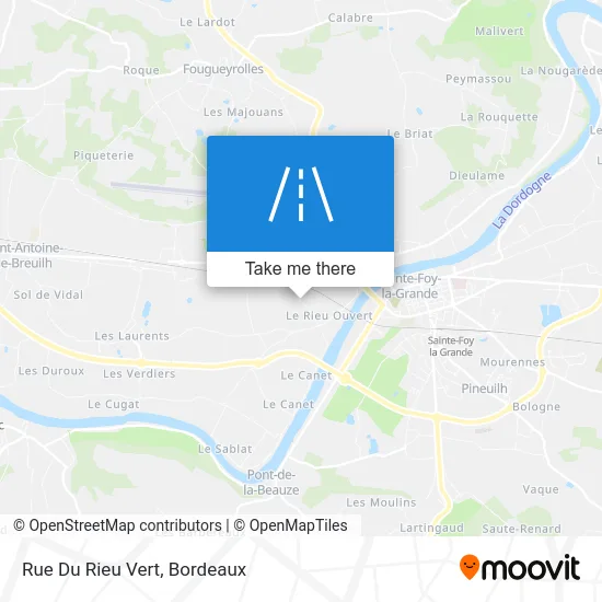 Rue Du Rieu Vert map