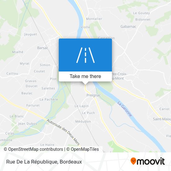 Rue De La République map