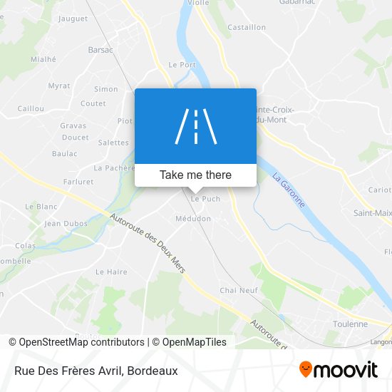 Rue Des Frères Avril map