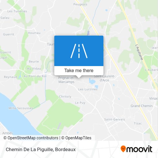 Chemin De La Piguille map