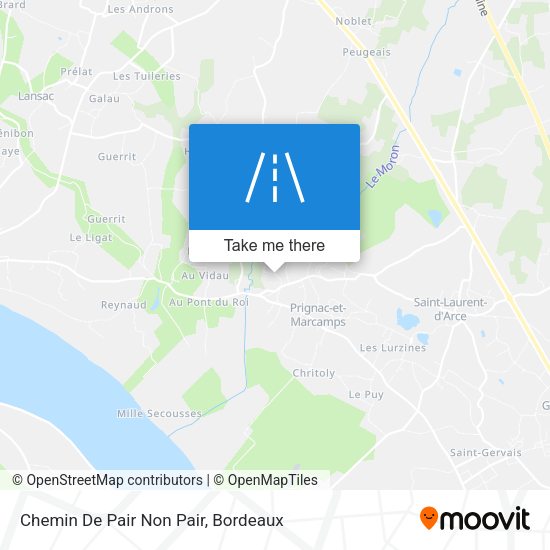 Chemin De Pair Non Pair map