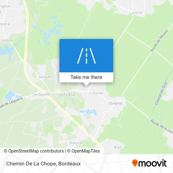 Chemin De La Chope map