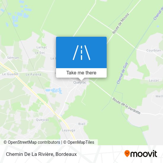 Chemin De La Rivière map