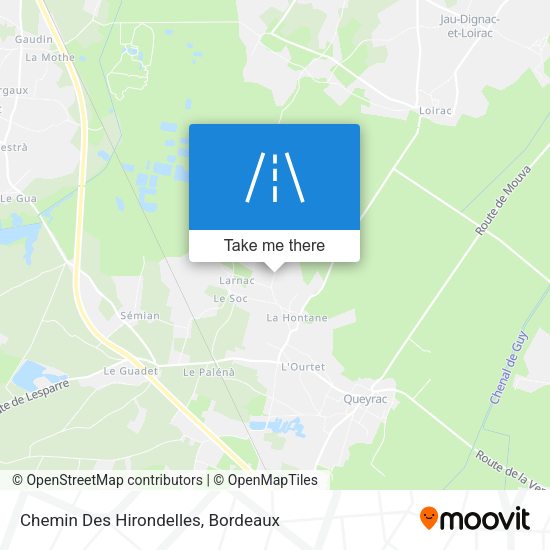 Chemin Des Hirondelles map