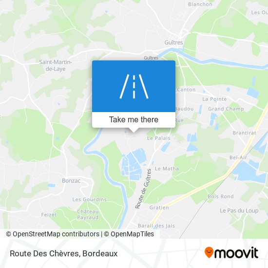 Route Des Chèvres map