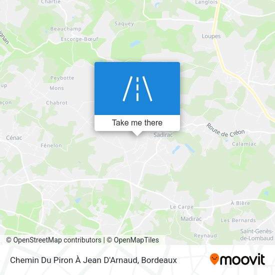 Chemin Du Piron À Jean D'Arnaud map