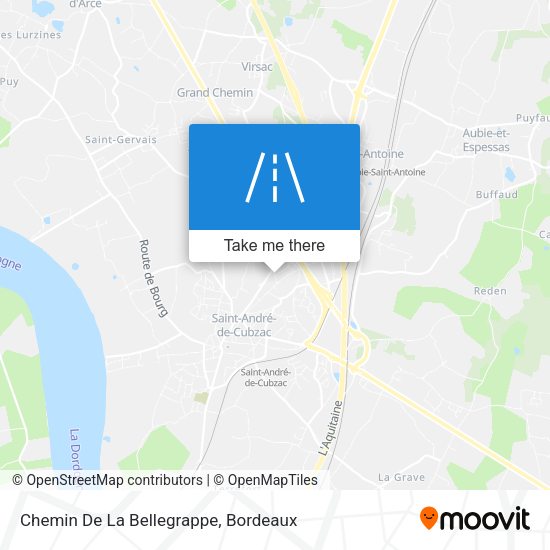 Chemin De La Bellegrappe map