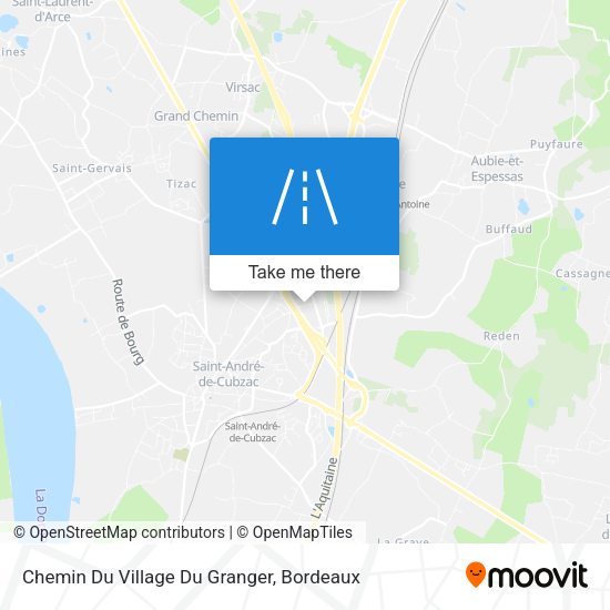 Chemin Du Village Du Granger map