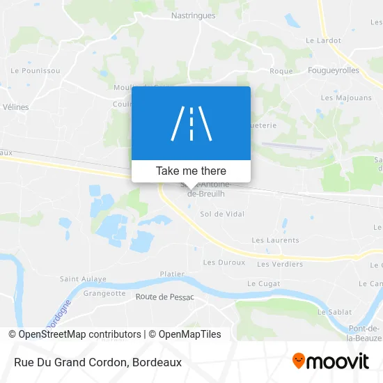 Rue Du Grand Cordon map