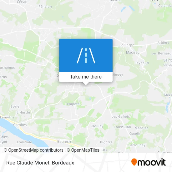 Rue Claude Monet map