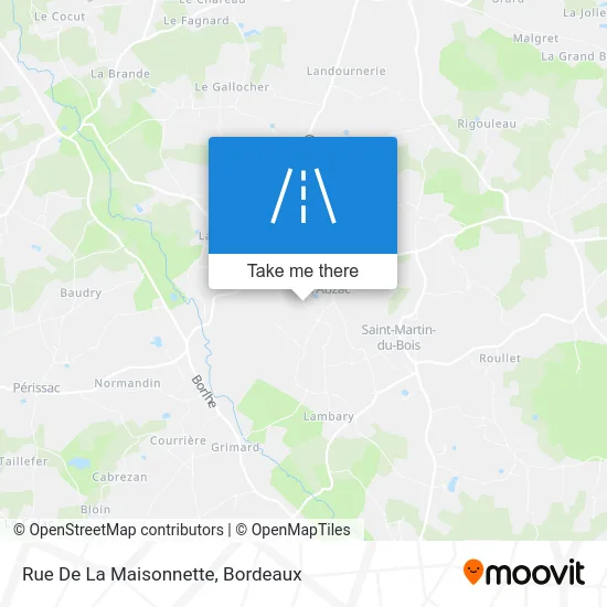 Rue De La Maisonnette map