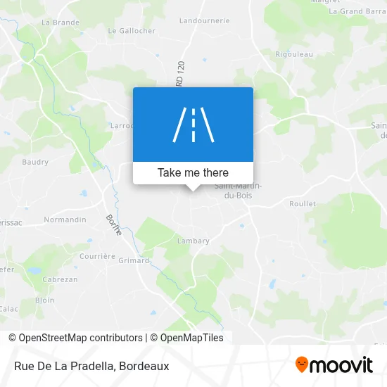 Rue De La Pradella map