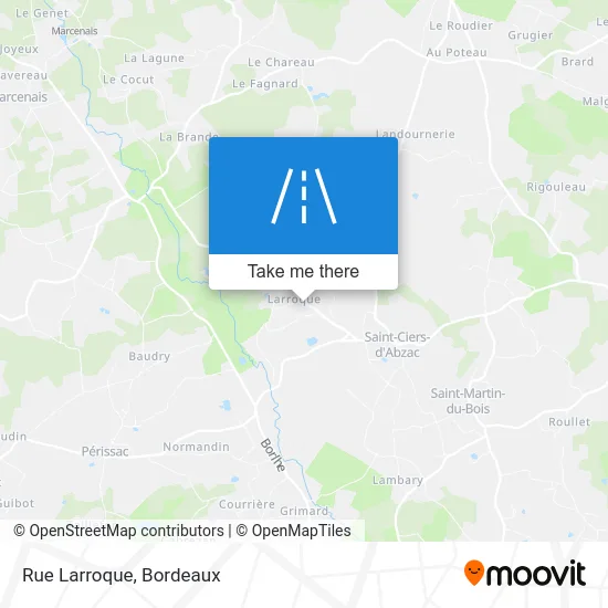 Rue Larroque map