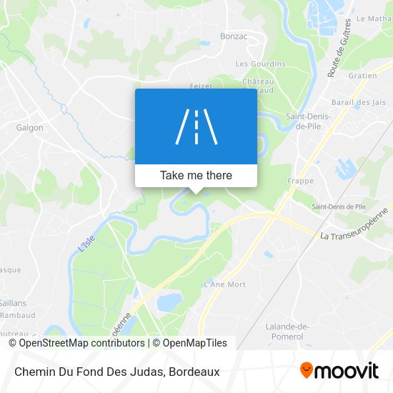Chemin Du Fond Des Judas map